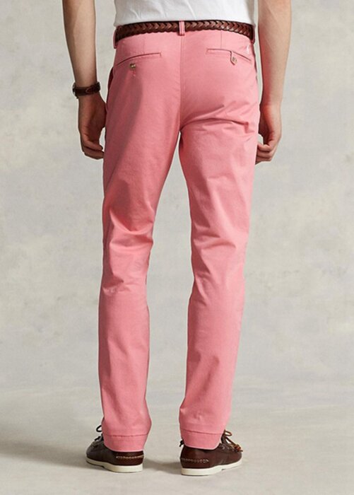 Pink Men’s Ralph Lauren Stretch Slim Fit Chino Pants Pink Men’s Ralph Lauren Stretch Slim Fit Chino Pants