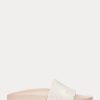 Pink Women’s Ralph Lauren Audrina Logo Faux-Leather Slippers Pink Women’s Ralph Lauren Audrina Logo Faux-Leather Slippers