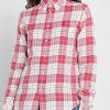 Pink Women’s Ralph Lauren Checked Button Down Shirts Pink Women’s Ralph Lauren Checked Button Down Shirts