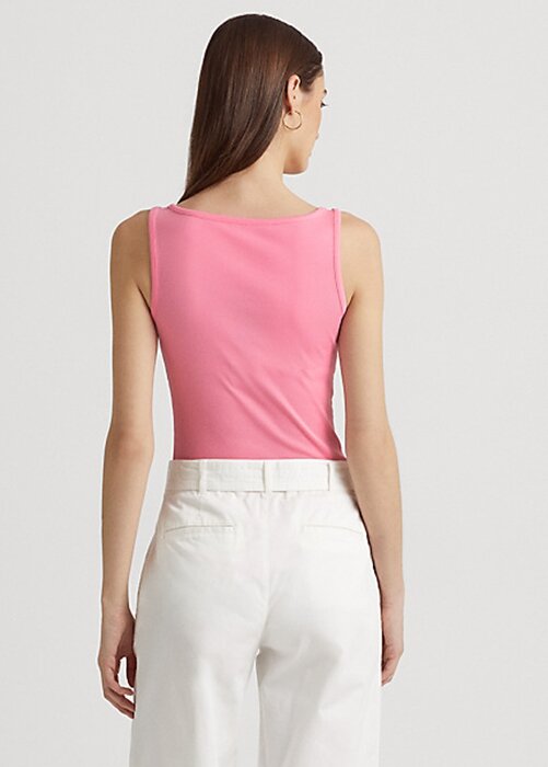 Pink Women’s Ralph Lauren Cotton-Blend Tanks Pink Women’s Ralph Lauren Cotton-Blend Tanks