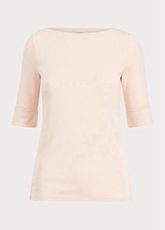 Pink Women’s Ralph Lauren Cotton Boatneck   Tops