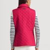 Pink Women’s Ralph Lauren Diamond-Quilted Vest Pink Women’s Ralph Lauren Diamond-Quilted Vest