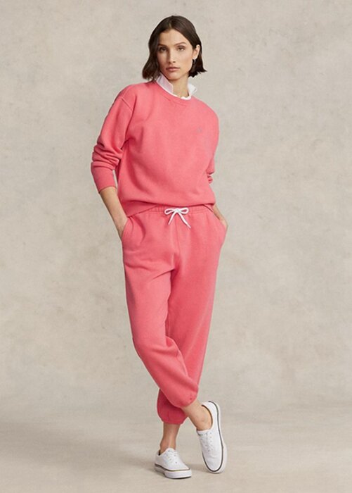 Pink Women’s Ralph Lauren Fleece Athletics Pants Pink Women’s Ralph Lauren Fleece Athletics Pants