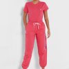 Pink Women’s Ralph Lauren High Waist Ankle Sweatpants Pink Women’s Ralph Lauren High Waist Ankle Sweatpants