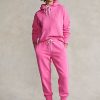 Pink Women’s Ralph Lauren Pink Pony Fleece Sweatpants Pink Women’s Ralph Lauren Pink Pony Fleece Sweatpants