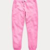 Pink Women’s Ralph Lauren Pink Pony Fleece Sweatpants Pink Women’s Ralph Lauren Pink Pony Fleece Sweatpants