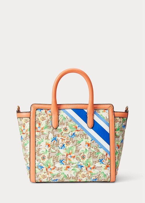 Prnt Khaki Mjcqrd/Portsid Women’s Ralph Lauren Monogram Jacquard Medium Tyler Tote Bags Prnt Khaki Mjcqrd/Portsid Women’s Ralph Lauren Monogram Jacquard Medium Tyler Tote Bags