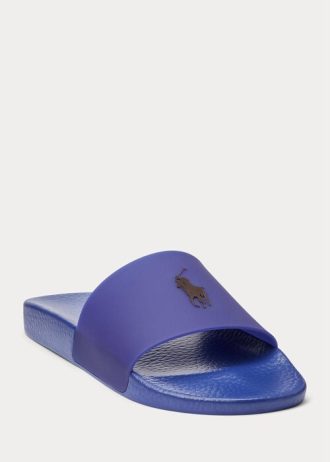 Purple / Pink Men’s Ralph Lauren Thermochromic Signature Pony Slippers