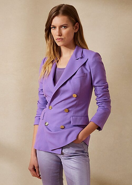 Purple Women’s Ralph Lauren Camden Cashmere Jackets Purple Women’s Ralph Lauren Camden Cashmere Jackets