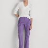 Purple Women’s Ralph Lauren Featherweight Twill Cargo Ankle Pants Purple Women’s Ralph Lauren Featherweight Twill Cargo Ankle Pants