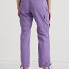 Purple Women’s Ralph Lauren Featherweight Twill Cargo Ankle Pants Purple Women’s Ralph Lauren Featherweight Twill Cargo Ankle Pants