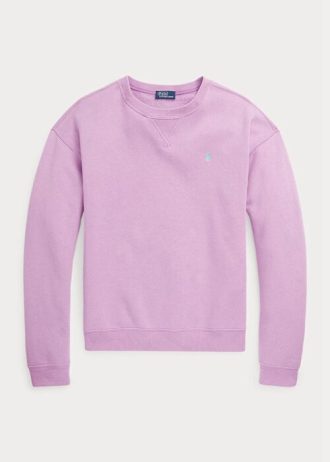 Purple Women’s Ralph Lauren Fleece Crewneck Pullover Sweatshirts Purple Women’s Ralph Lauren Fleece Crewneck Pullover Sweatshirts