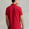 Red Men’s Ralph Lauren Big Pony Mesh Polo Shirts Red Men’s Ralph Lauren Big Pony Mesh Polo Shirts