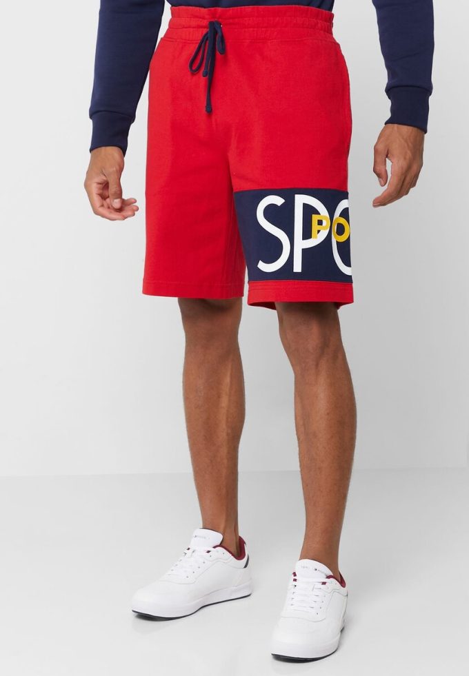 Red Men’s Ralph Lauren Logo Shorts Red Men’s Ralph Lauren Logo Shorts