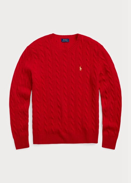 Red Men’s Ralph Lauren Lunar New Year Wool-cashmere Jumper Sweaters Red Men’s Ralph Lauren Lunar New Year Wool-cashmere Jumper Sweaters