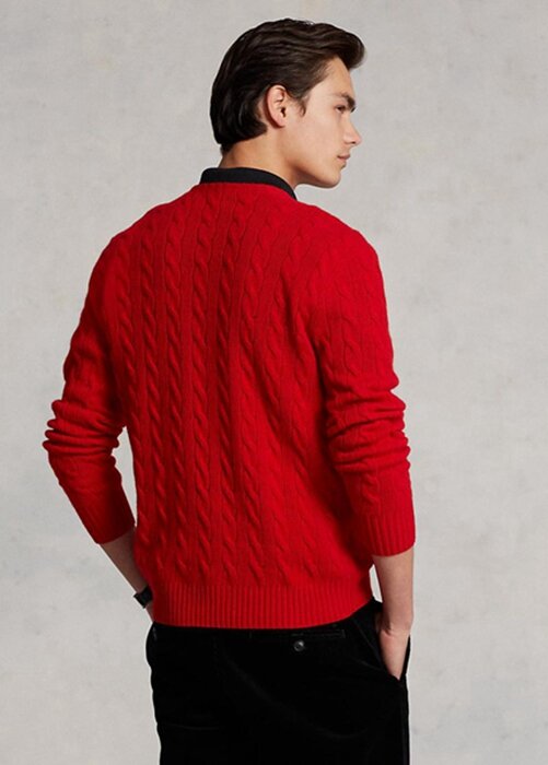Red Men’s Ralph Lauren Lunar New Year Wool-cashmere Jumper Sweaters Red Men’s Ralph Lauren Lunar New Year Wool-cashmere Jumper Sweaters
