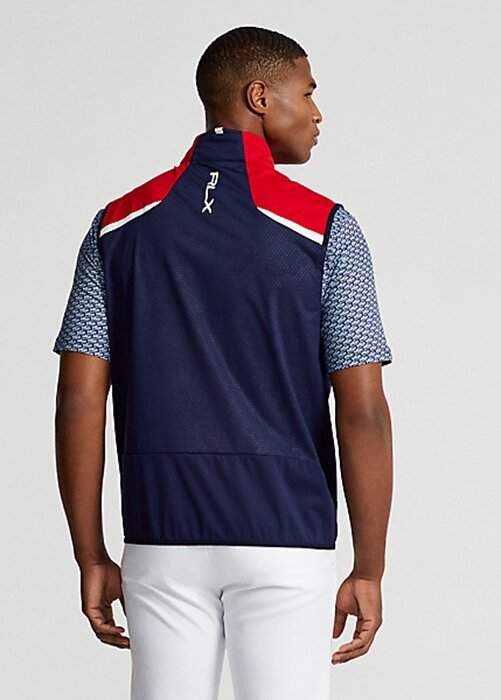Red / Navy Men’s Ralph Lauren Water-Repellent Packable Vest Red / Navy Men’s Ralph Lauren Water-Repellent Packable Vest