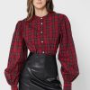 Red Women’s Ralph Lauren Button Down Tops Red Women’s Ralph Lauren Button Down Tops