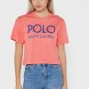 Red Women’s Ralph Lauren Graphic Logo T Shirts Red Women’s Ralph Lauren Graphic Logo T Shirts