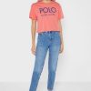 Red Women’s Ralph Lauren Graphic Logo T Shirts Red Women’s Ralph Lauren Graphic Logo T Shirts