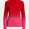Red Women’s Ralph Lauren Lunar New Year Cable-Knit Sweaters Red Women’s Ralph Lauren Lunar New Year Cable-Knit Sweaters