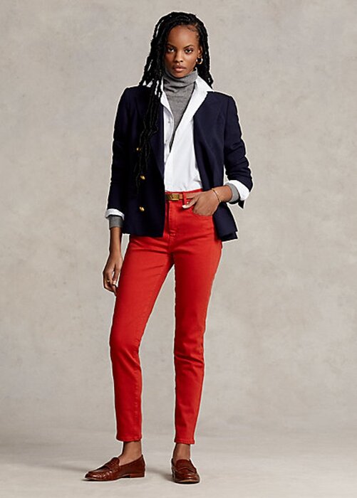 Red Women’s Ralph Lauren Tompkins High-Rise Skinny Jeans Red Women’s Ralph Lauren Tompkins High-Rise Skinny Jeans