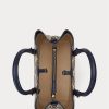 Refined Navy/Modern Gold Women’s Ralph Lauren Foil-Print Leather Medium Marcy Satchel Bags Refined Navy/Modern Gold Women’s Ralph Lauren Foil-Print Leather Medium Marcy Satchel Bags