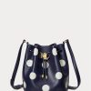Refined Navy/Vanilla Women’s Ralph Lauren Polka-Dot Medium Andie Handbag Refined Navy/Vanilla Women’s Ralph Lauren Polka-Dot Medium Andie Handbag