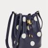 Refined Navy/Vanilla Women’s Ralph Lauren Polka-Dot Medium Andie Handbag Refined Navy/Vanilla Women’s Ralph Lauren Polka-Dot Medium Andie Handbag