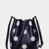Refined Navy/Vanilla Women’s Ralph Lauren Polka-Dot Medium Andie Handbag Refined Navy/Vanilla Women’s Ralph Lauren Polka-Dot Medium Andie Handbag