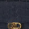 Refined Navy Women’s Ralph Lauren Embossed Leather Medium Adair Crossbody Bags Refined Navy Women’s Ralph Lauren Embossed Leather Medium Adair Crossbody Bags