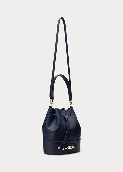 Refined Navy Women’s Ralph Lauren Leather Large Andie Handbag Refined Navy Women’s Ralph Lauren Leather Large Andie Handbag