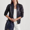 Refined Navy Women’s Ralph Lauren Leather Large Andie Handbag Refined Navy Women’s Ralph Lauren Leather Large Andie Handbag