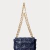Refined Navy Women’s Ralph Lauren Quilted Nappa Leather Medium Shoulder Bags Refined Navy Women’s Ralph Lauren Quilted Nappa Leather Medium Shoulder Bags