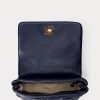 Refined Navy Women’s Ralph Lauren Quilted Nappa Leather Medium Shoulder Bags Refined Navy Women’s Ralph Lauren Quilted Nappa Leather Medium Shoulder Bags