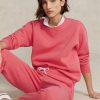Rose Women’s Ralph Lauren Fleece Crewneck Pullover Sweatshirts Rose Women’s Ralph Lauren Fleece Crewneck Pullover Sweatshirts