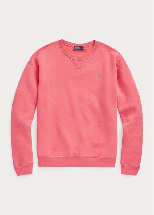 Rose Women’s Ralph Lauren Fleece Crewneck Pullover Sweatshirts Rose Women’s Ralph Lauren Fleece Crewneck Pullover Sweatshirts