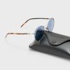 Silver Men’s Ralph Lauren 0PH3133 Round Sunglasses Silver Men’s Ralph Lauren 0PH3133 Round Sunglasses