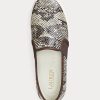 Snake Women’s Ralph Lauren Jinny Embossed Leather Slip-On Sneakers Snake Women’s Ralph Lauren Jinny Embossed Leather Slip-On Sneakers