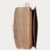 Tan Women’s Ralph Lauren Polo ID Calfskin Envelope Crossbody Bags