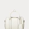 Vanilla/Buff Women’s Ralph Lauren Debossed Leather Small Kaden Satchel Bags Vanilla/Buff Women’s Ralph Lauren Debossed Leather Small Kaden Satchel Bags
