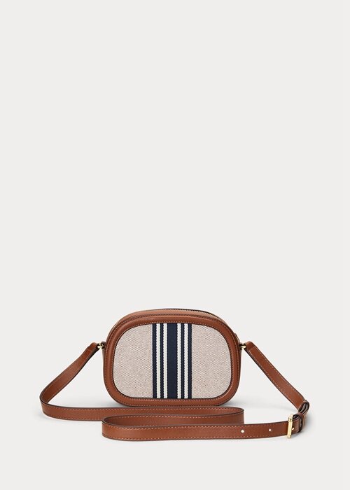 Vnl_lrn Tn/Lrn Tn/Vnl-frn Women’s Ralph Lauren Striped Medium Jordynn Crossbody Bags Vnl_lrn Tn/Lrn Tn/Vnl-frn Women’s Ralph Lauren Striped Medium Jordynn Crossbody Bags