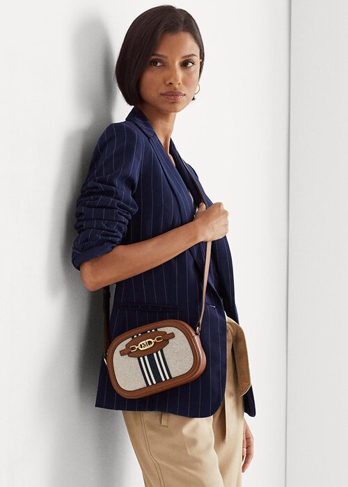 Vnl_lrn Tn/Lrn Tn/Vnl-frn Women’s Ralph Lauren Striped Medium Jordynn Crossbody Bags Vnl_lrn Tn/Lrn Tn/Vnl-frn Women’s Ralph Lauren Striped Medium Jordynn Crossbody Bags
