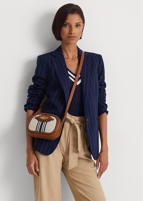Vnl_lrn Tn/Lrn Tn/Vnl-frn Women’s Ralph Lauren Striped Medium Jordynn Crossbody Bags Vnl_lrn Tn/Lrn Tn/Vnl-frn Women’s Ralph Lauren Striped Medium Jordynn Crossbody Bags