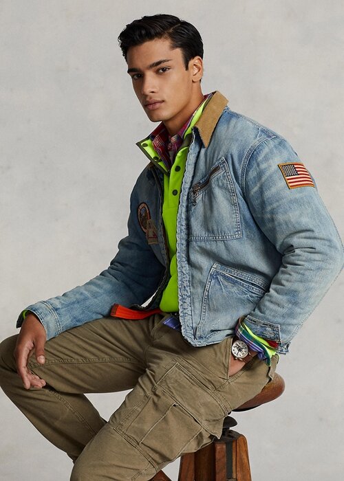 Wash Men’s Ralph Lauren Denim Trucker Jackets Wash Men’s Ralph Lauren Denim Trucker Jackets