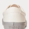 White / Grey Men’s Ralph Lauren Keaton Twill Sneakers White / Grey Men’s Ralph Lauren Keaton Twill Sneakers