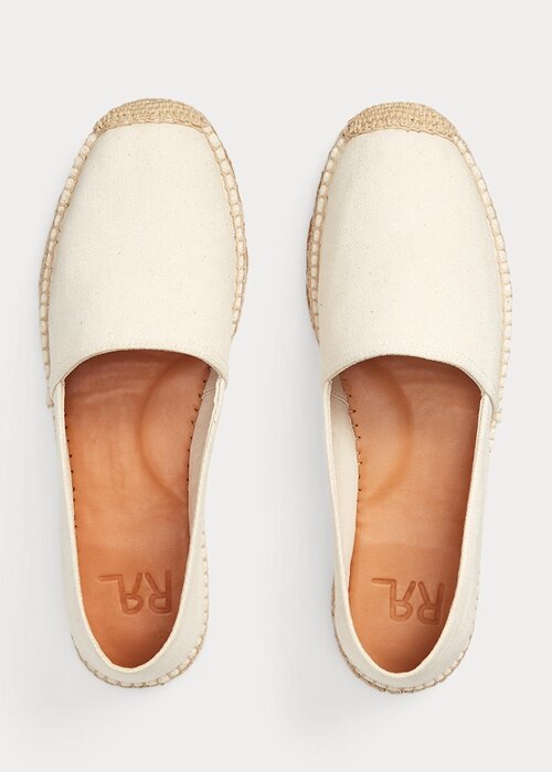 White Men’s Ralph Lauren Canvas Espadrille White Men’s Ralph Lauren Canvas Espadrille