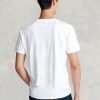 White Men’s Ralph Lauren Classic Fit Jersey Crewneck T Shirts White Men’s Ralph Lauren Classic Fit Jersey Crewneck T Shirts