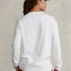 White Men’s Ralph Lauren Classic Fit Polo Sport Jersey T Shirts White Men’s Ralph Lauren Classic Fit Polo Sport Jersey T Shirts