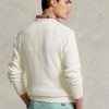 White Men’s Ralph Lauren Cotton-linen Graphic Jumper Sweaters White Men’s Ralph Lauren Cotton-linen Graphic Jumper Sweaters